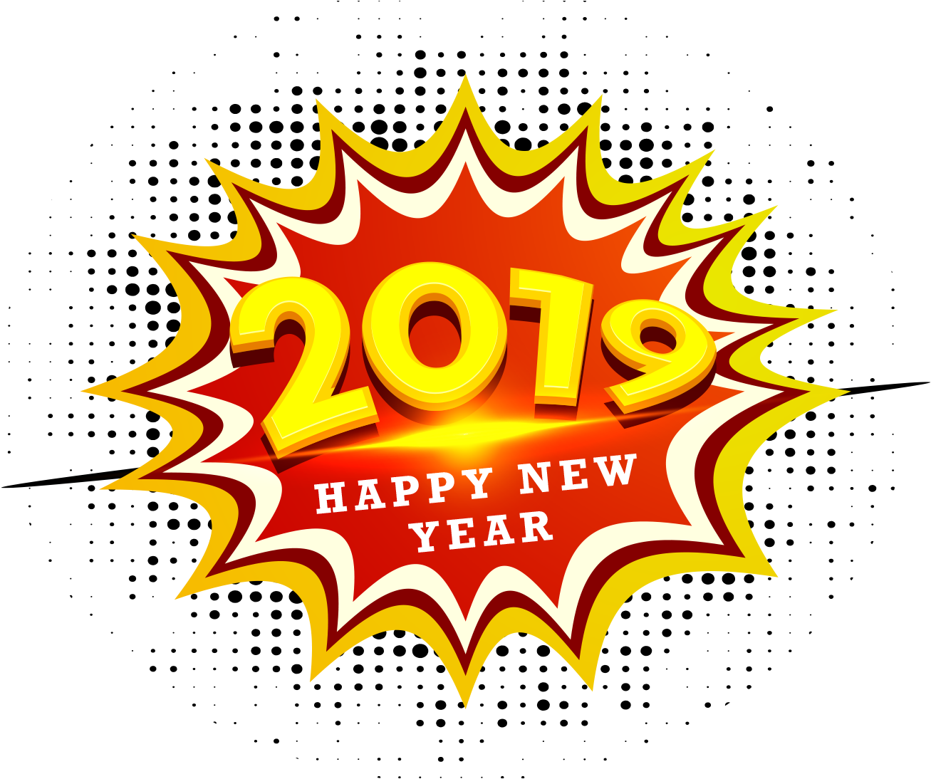 Download - New Year (1371x1371), Png Download
