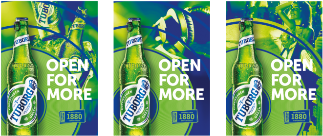 Tuborg Reveals “youthful” Brand Refresh - Fizz (707x500), Png Download