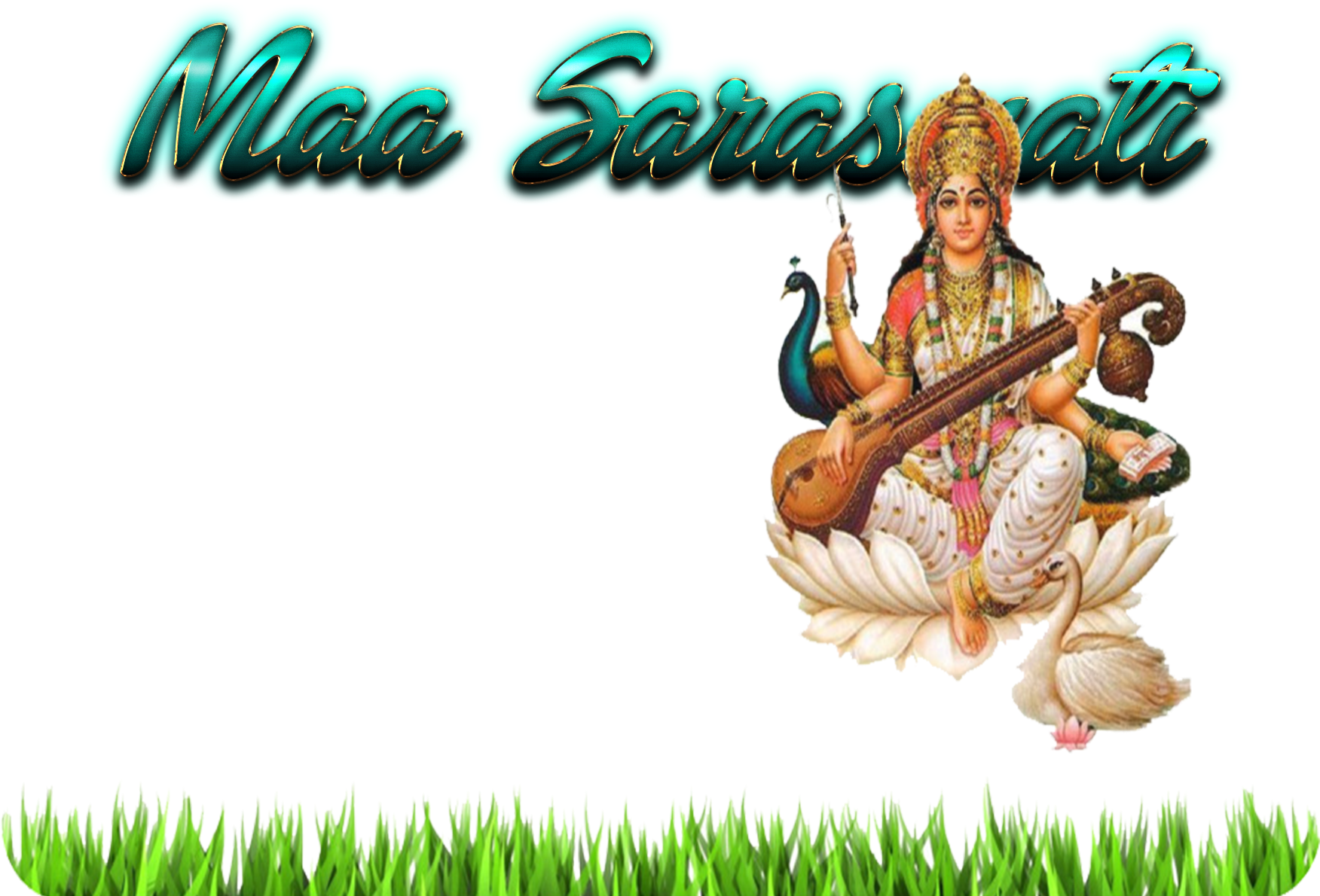 Devi Saraswati Hd Png (1920x1200), Png Download