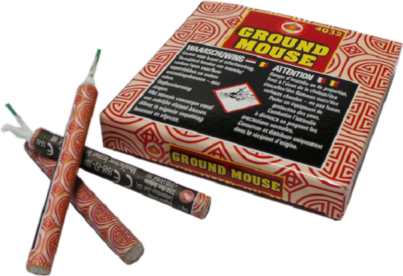 Ground Mouse Firecracker (800x800), Png Download