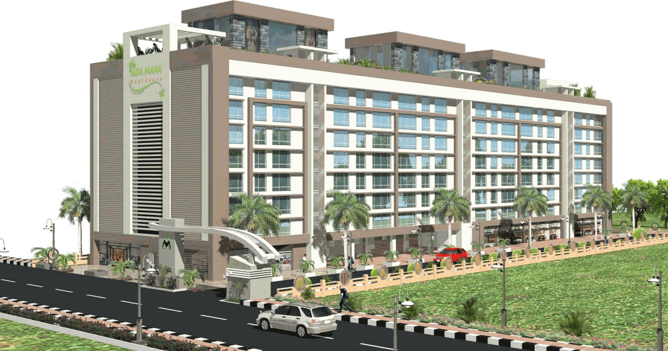 Property In Mumbai, Maharashtra - Commercial Building (1300x683), Png Download