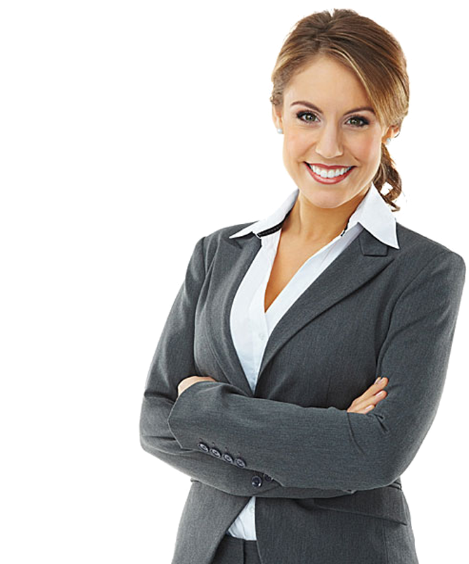 About Our Company - White Business Woman (800x800), Png Download