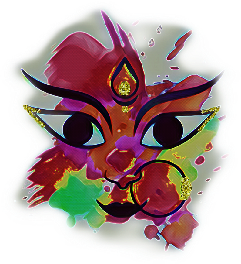 Durga Sticker - Mask (1024x1024), Png Download