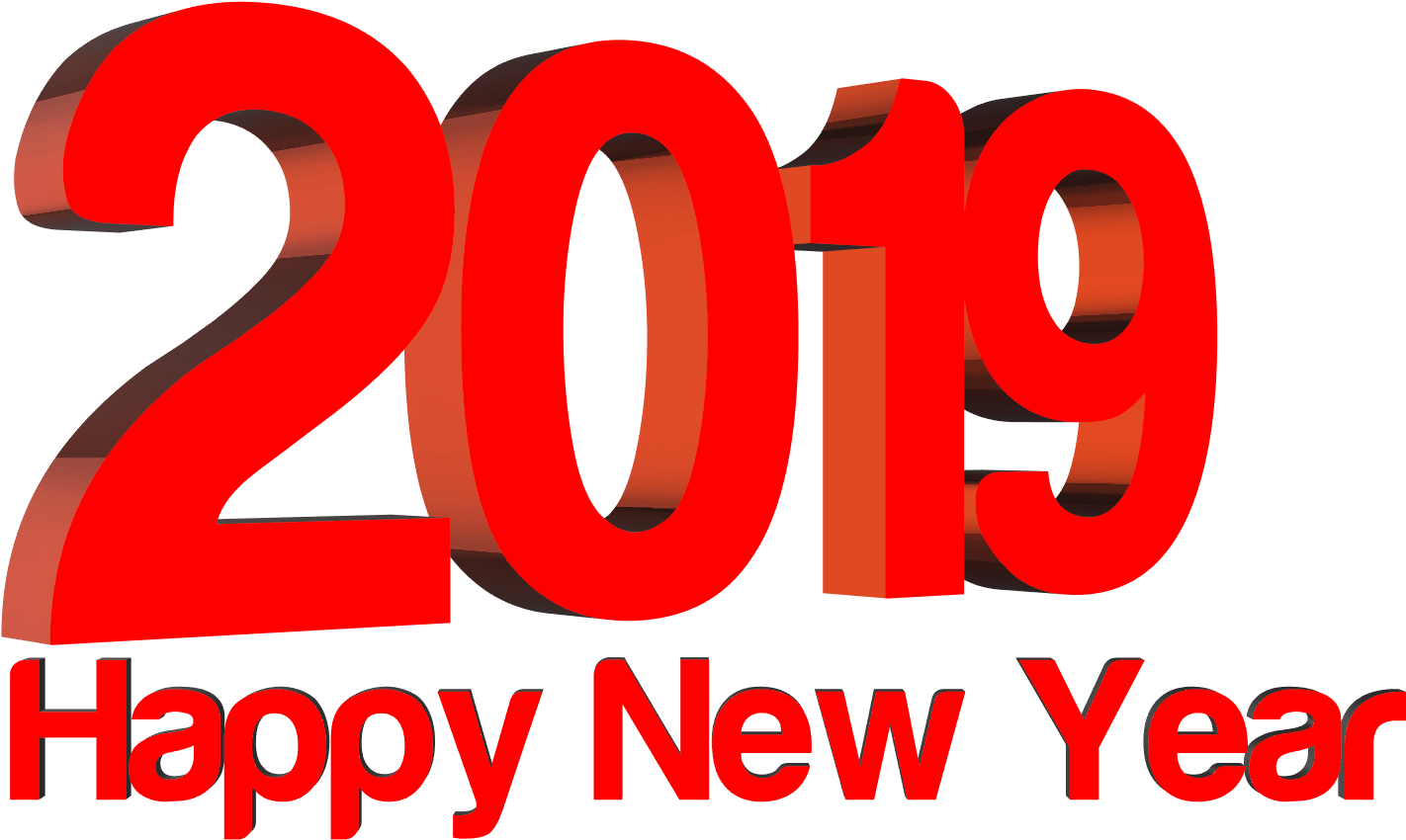 Download Free Happy New Year Png Wallpaper - Graphic Design - Full Size