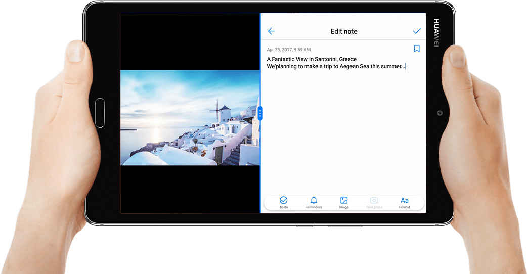 Huawei Mediapad M3 Lite Usability - タブレット 8 インチ 最強 (1044x542), Png Download
