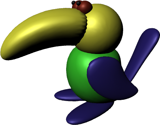 Parrot - Cartoon (640x480), Png Download