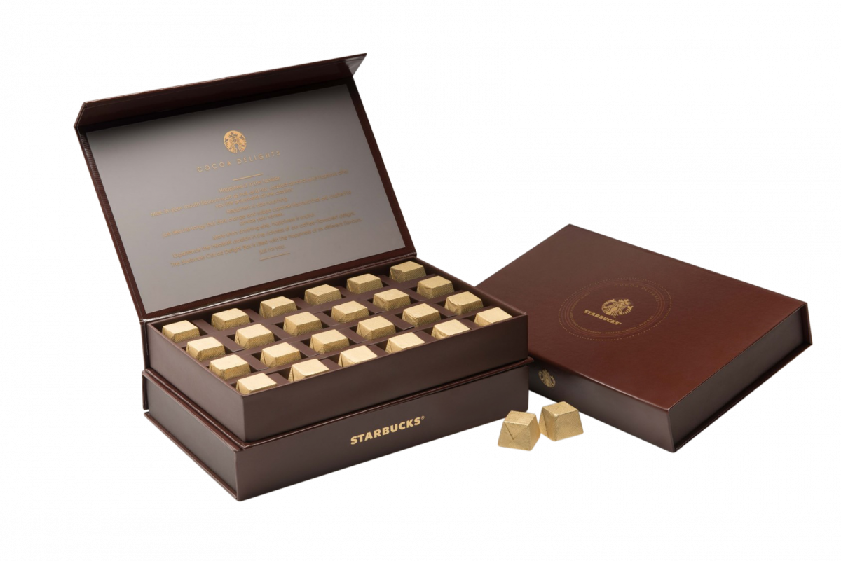 Starbucks Exclusive Gift Sets - Chocolate (1200x801), Png Download