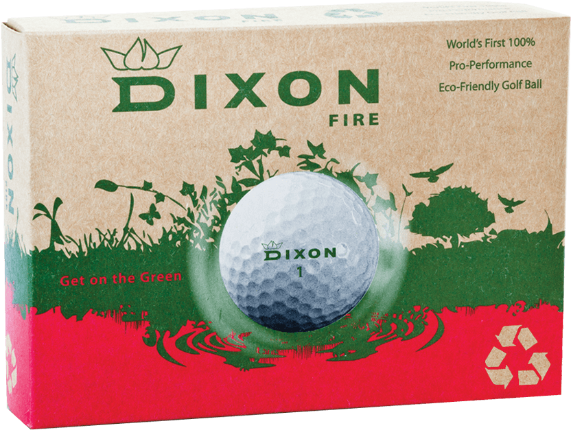 Dixon Fire - Dixon Golf Balls (1126x828), Png Download