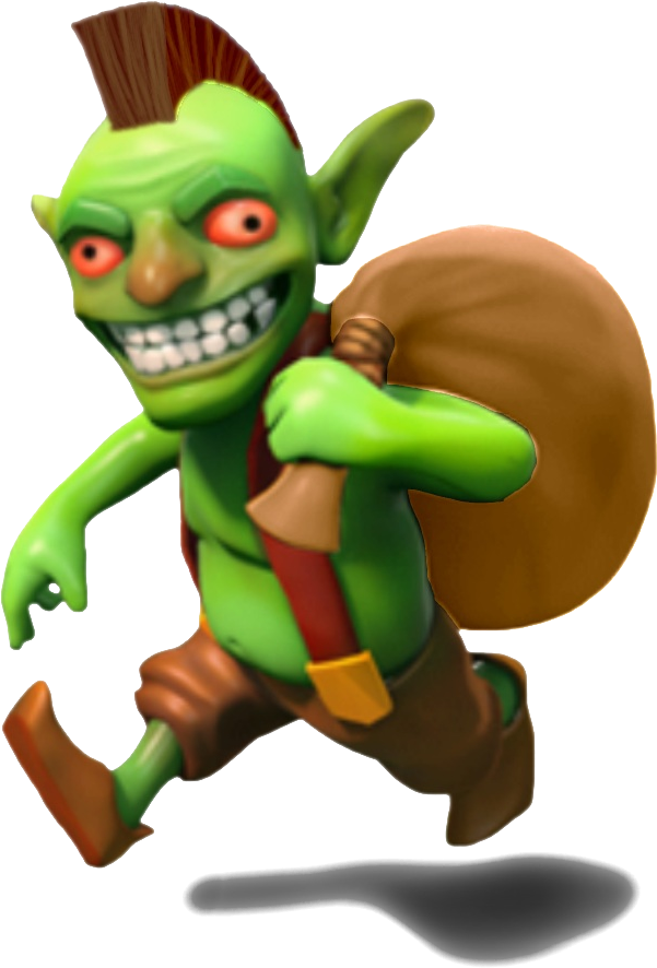 Clash Of Clans Goblin Levels - Goblin Clash Of Clans Level 6 (1000x1000), Png Download