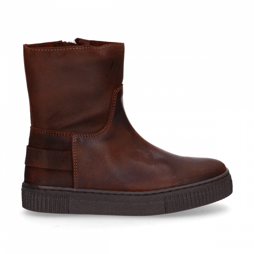 Kids // Ankle Boot Waxed Suede Brown - Ugg (840x840), Png Download