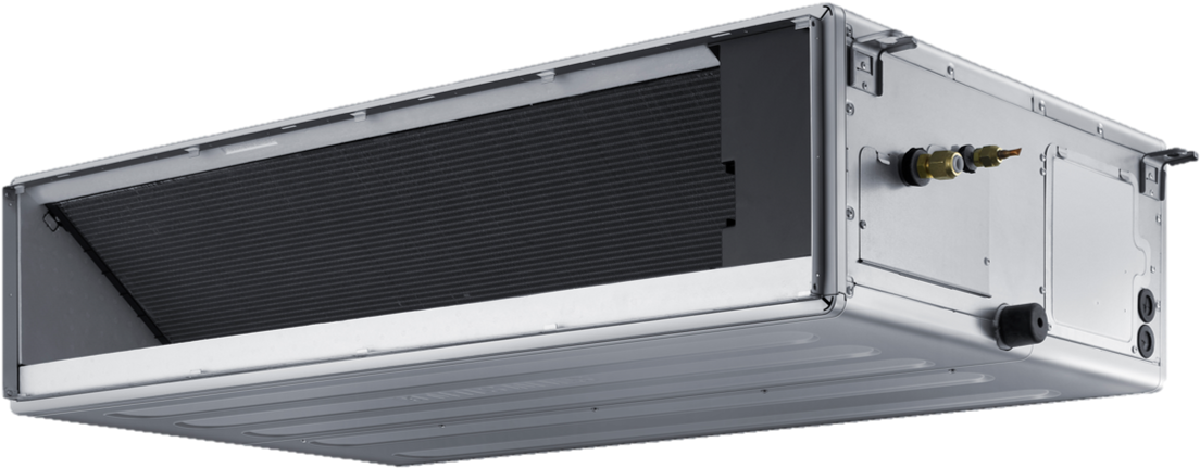 Outdoor Unit Data Can Be Found By Clicking The "outdoor - Samsung Ducted Split System (1140x457), Png Download