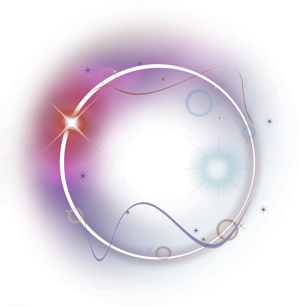 Elements Colorful Light Effect Of Halo Clipart - Circle (1024x996), Png Download