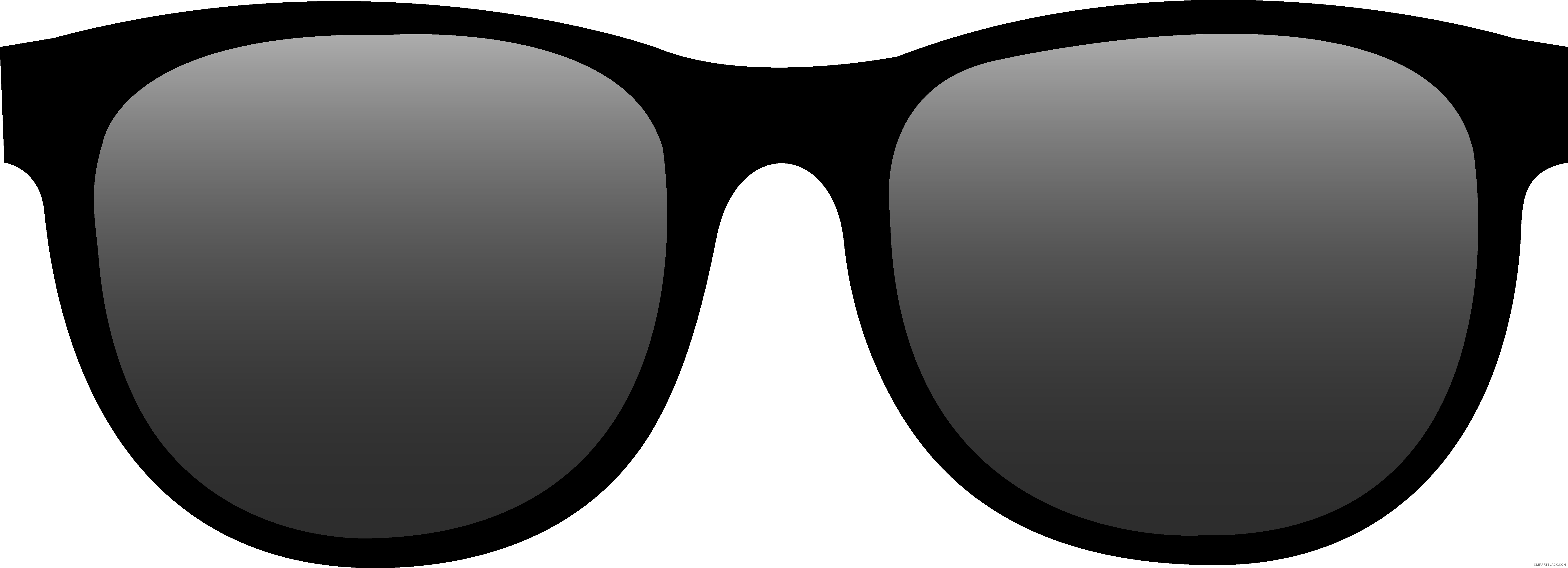 Page 8 Of - Black Sunglasses Clipart (6638x2404), Png Download