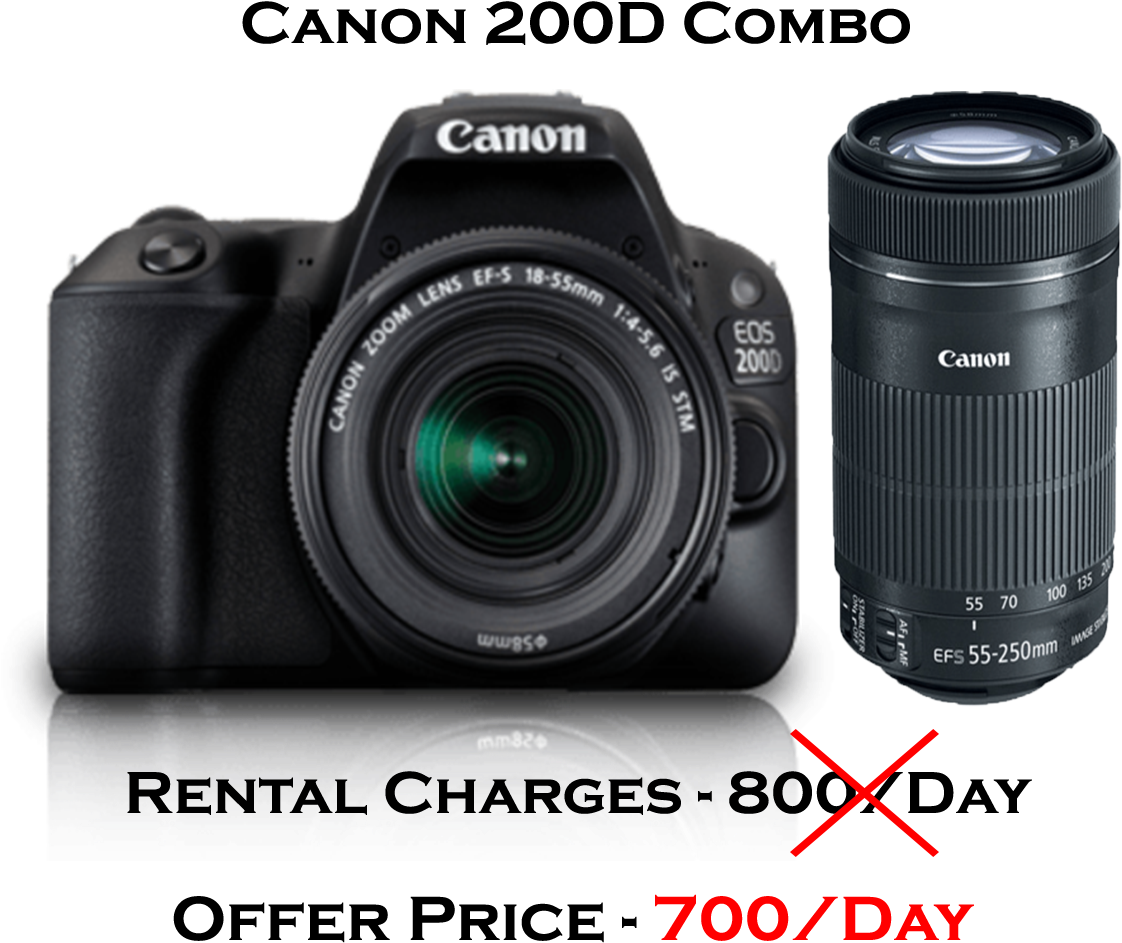 Canon 200d (1250x1042), Png Download