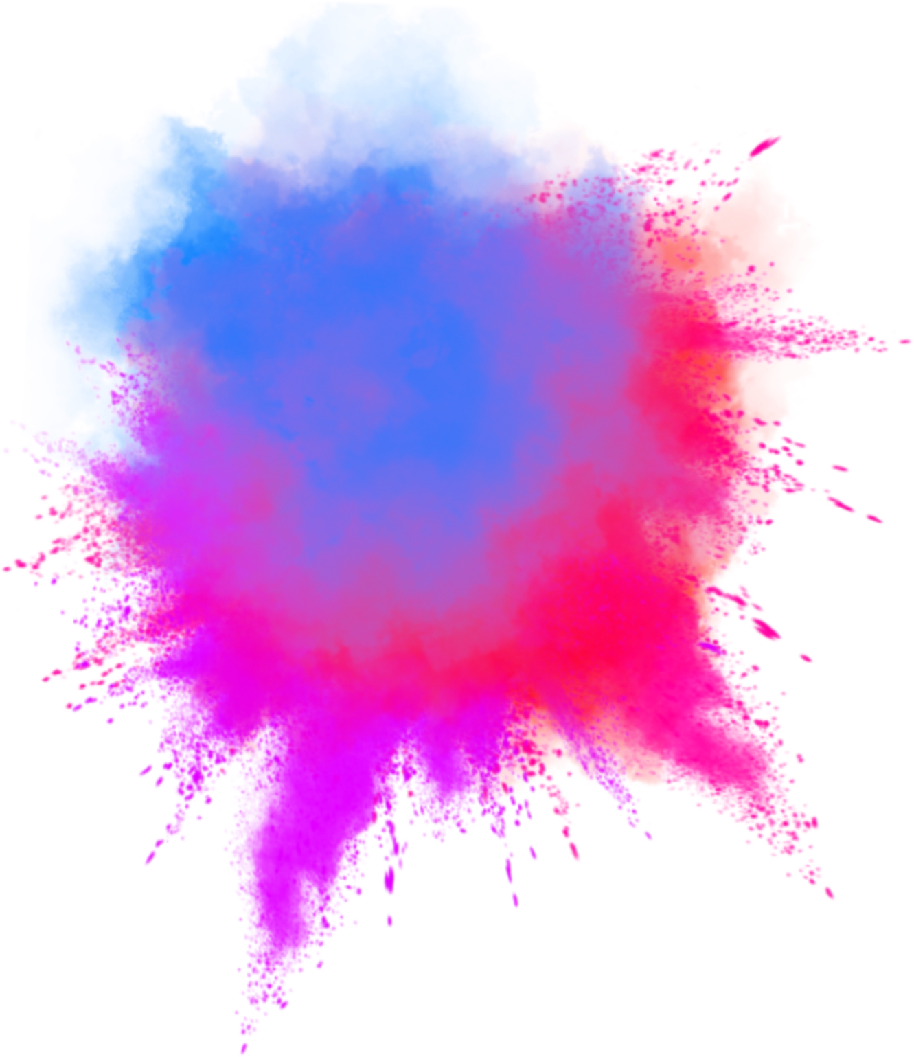 Download - Holi Colors Png (2048x2048), Png Download