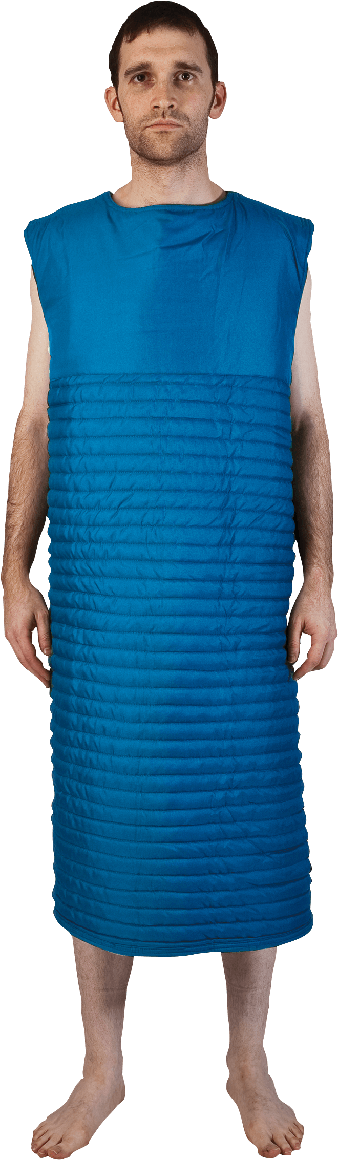 Blue Self Protection Smock (856x2400), Png Download