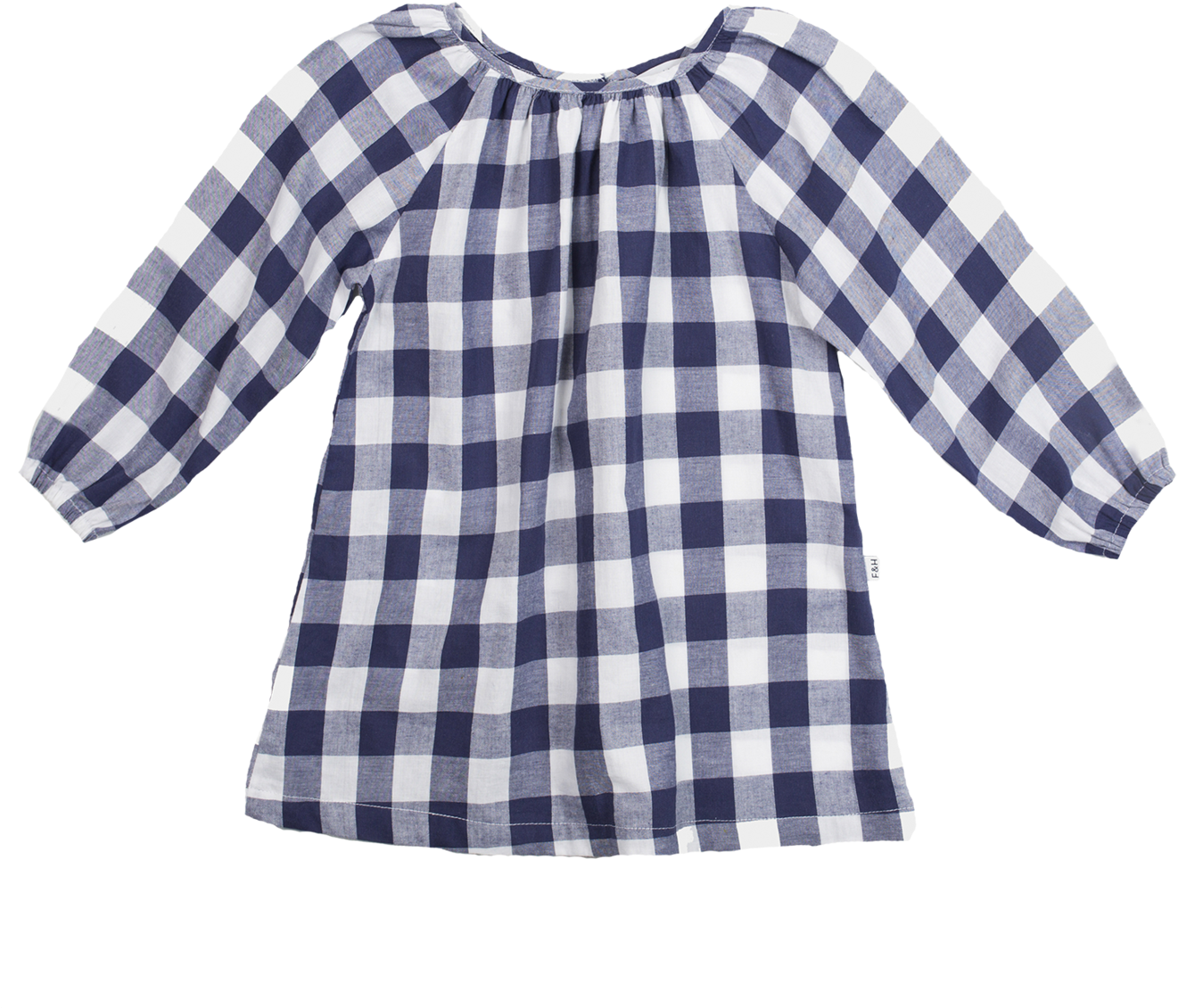 Smock Dress Fox & Horn - Mens Plaid Shirts Short Sleeve Blue White (1365x2048), Png Download
