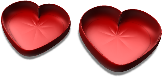 Heart Shaped Box - Heart (714x536), Png Download
