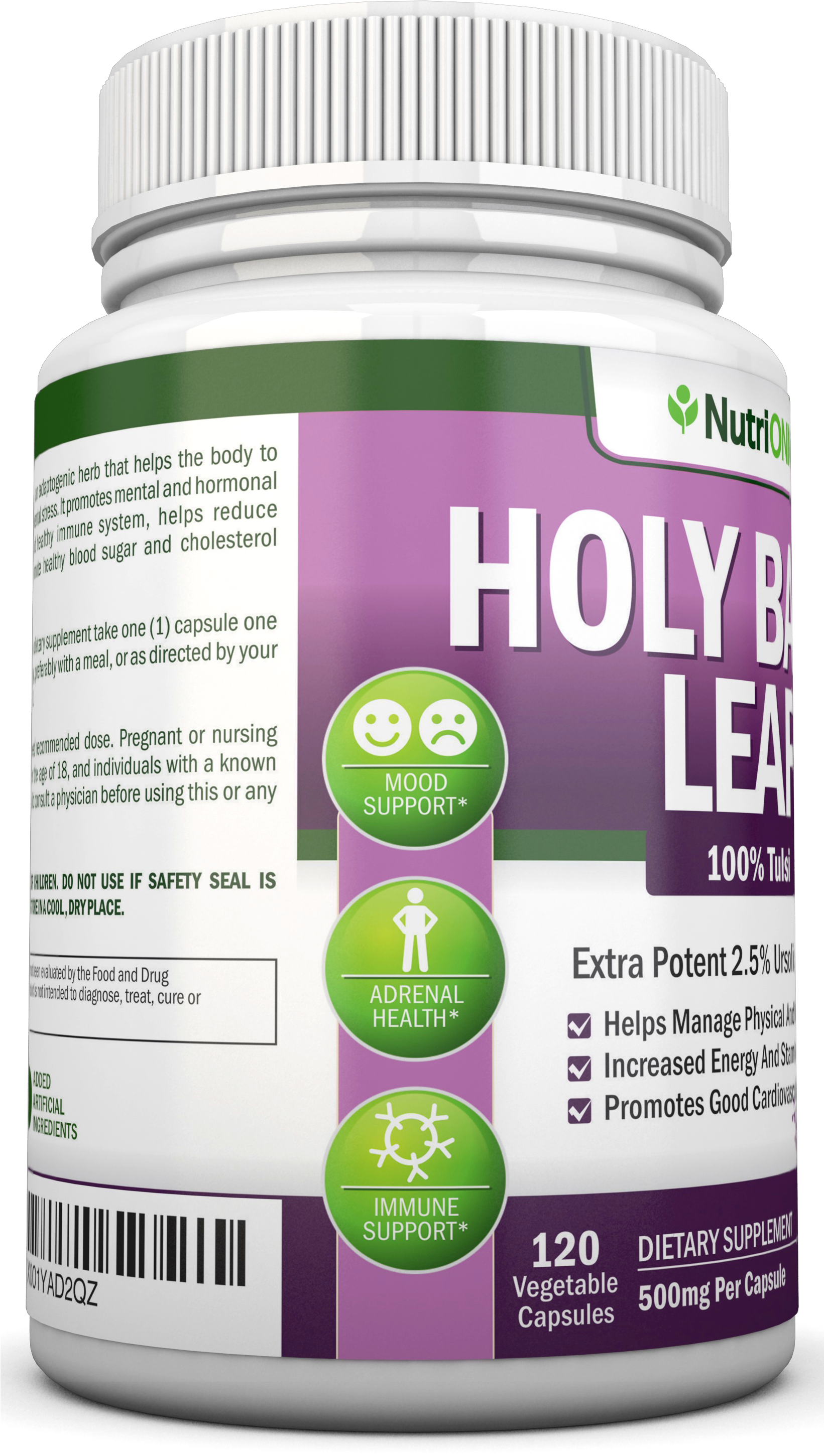 Vegan Holy Basil Leaf Extract - Black Currant Oil Buy (1640x2953), Png Download