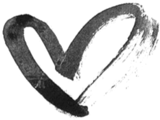 Paint Color Splash Black Heart Hearts Aesthetic Icon - Heart Drawing Tumblr Png (1024x1024), Png Download