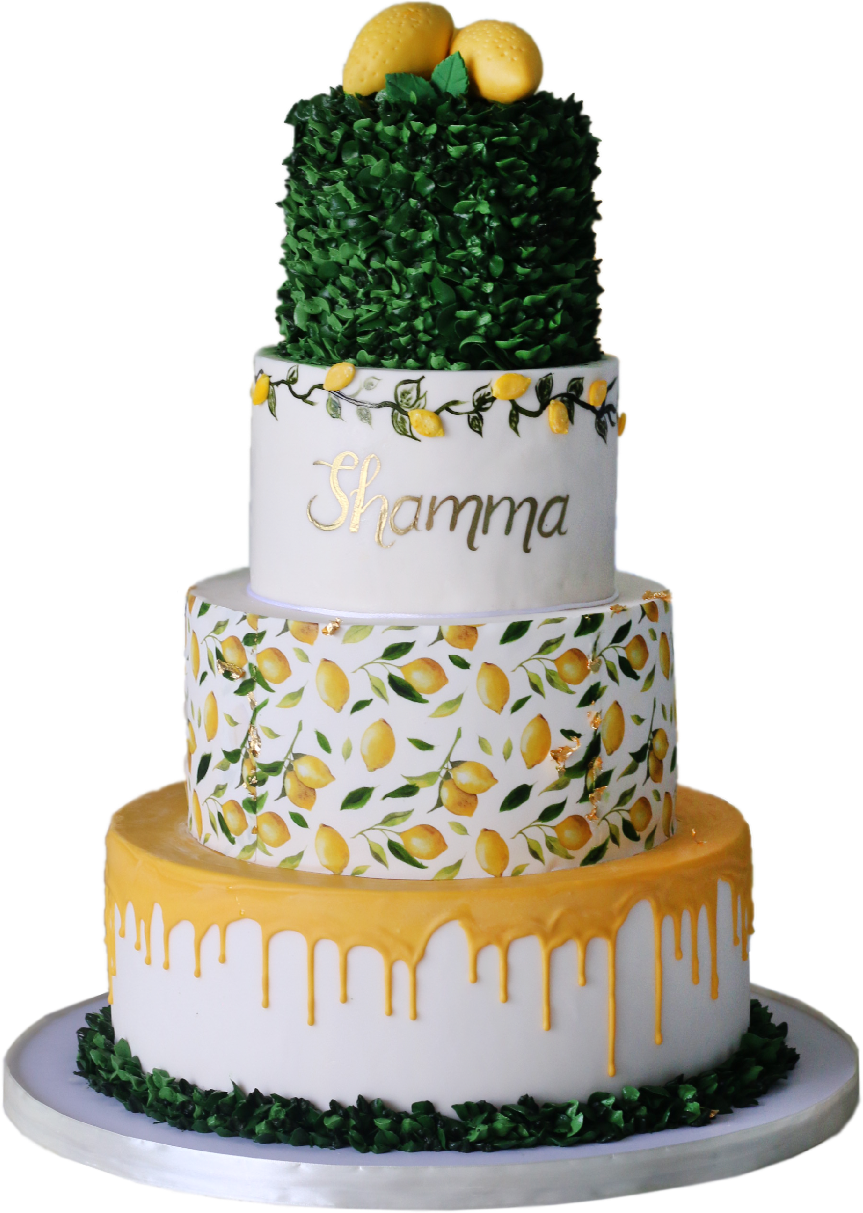 Lemon Cake - Cake Decorating (1700x2380), Png Download