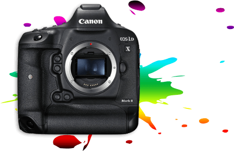 Canon Eos 1d X Mark Ii Dslr Camera - Digital Slr (1315x350), Png Download