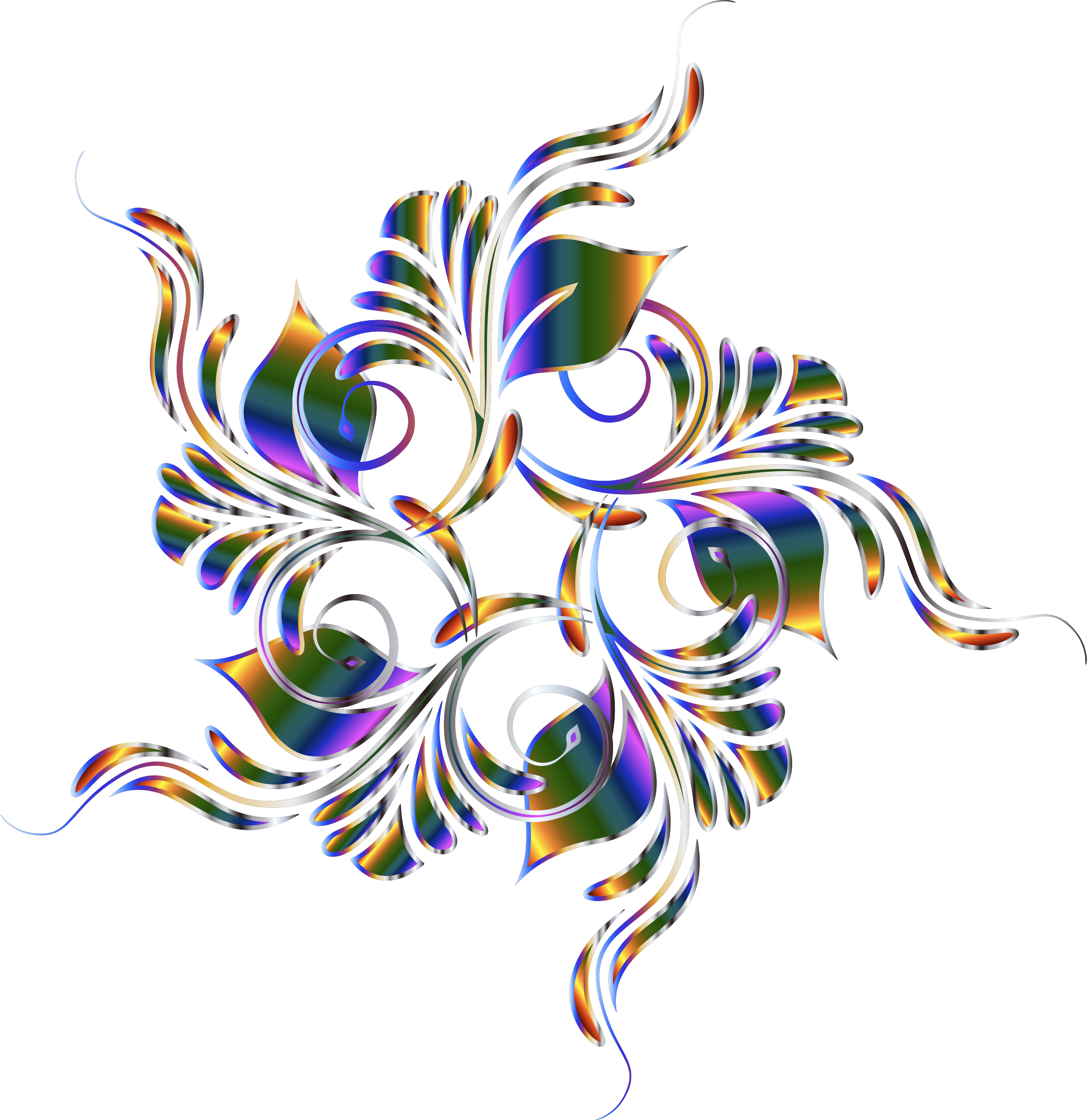 This Free Icons Png Design Of Floral Glass 2 (2330x2400), Png Download