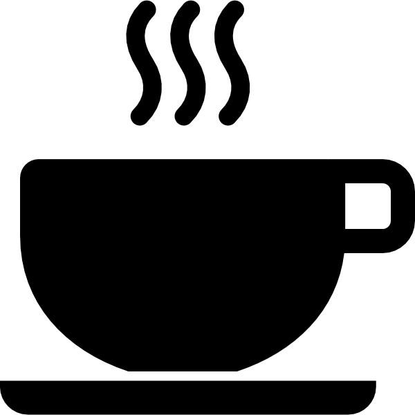 Noun Project Coffee (600x600), Png Download