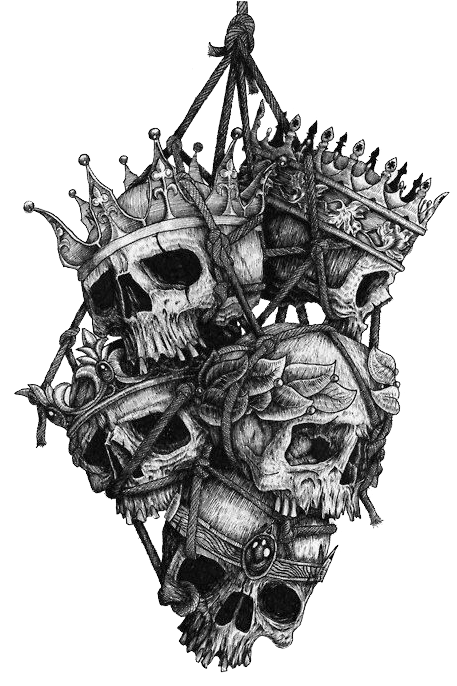 Download - Heads Of Conquered Kings (500x723), Png Download
