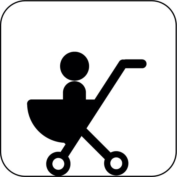 Png B/w - Child Care Symbols (598x598), Png Download