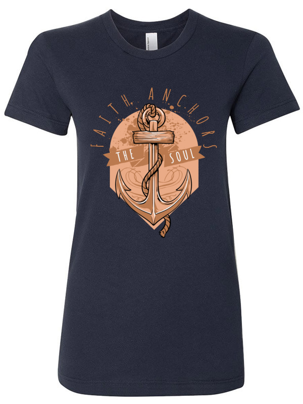 Faith Anchors The Soul Tee Shirt Design - Dance At Disney Tee Shirt (800x800), Png Download