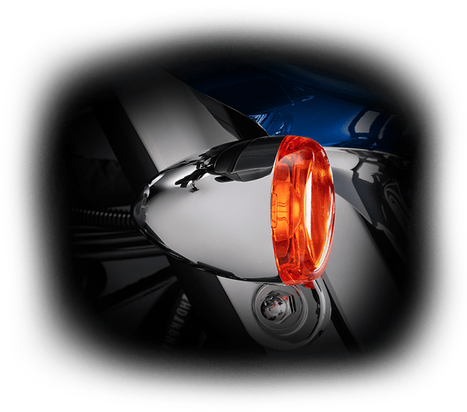 Bullet Turn Signals - Rear-view Mirror (680x600), Png Download