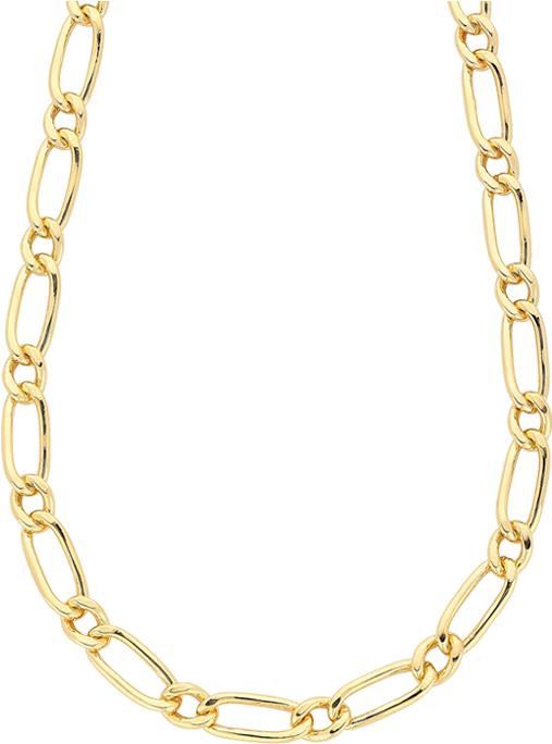 Gold Fusion Chain - Necklace (606x774), Png Download