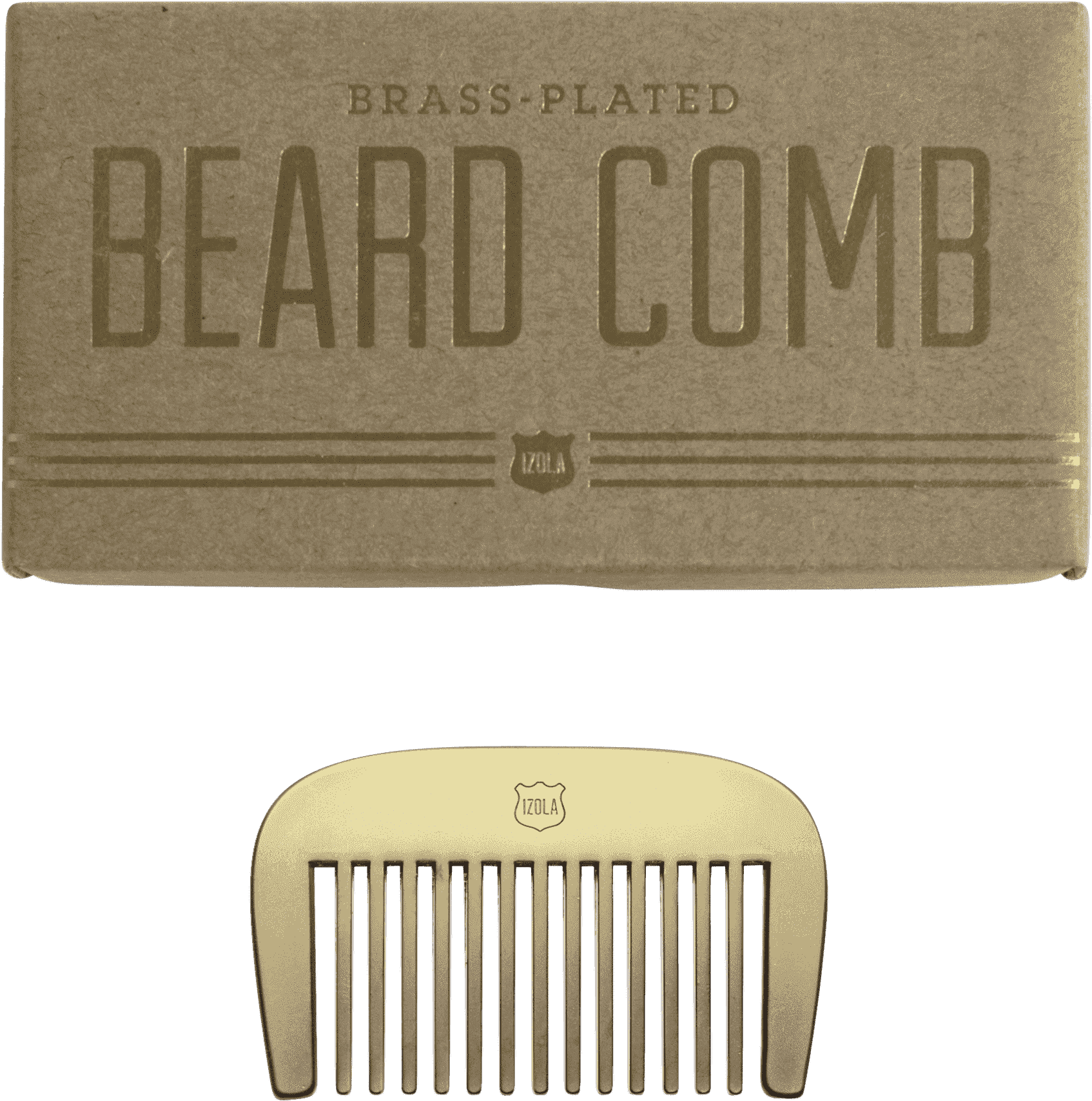 Blank Beardcomb Package V=1540504973 - Label (2299x2299), Png Download