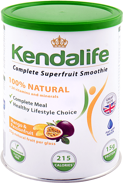 Kendalife Shake Mix Mango & Passionfruit - Natural Foods (562x704), Png Download
