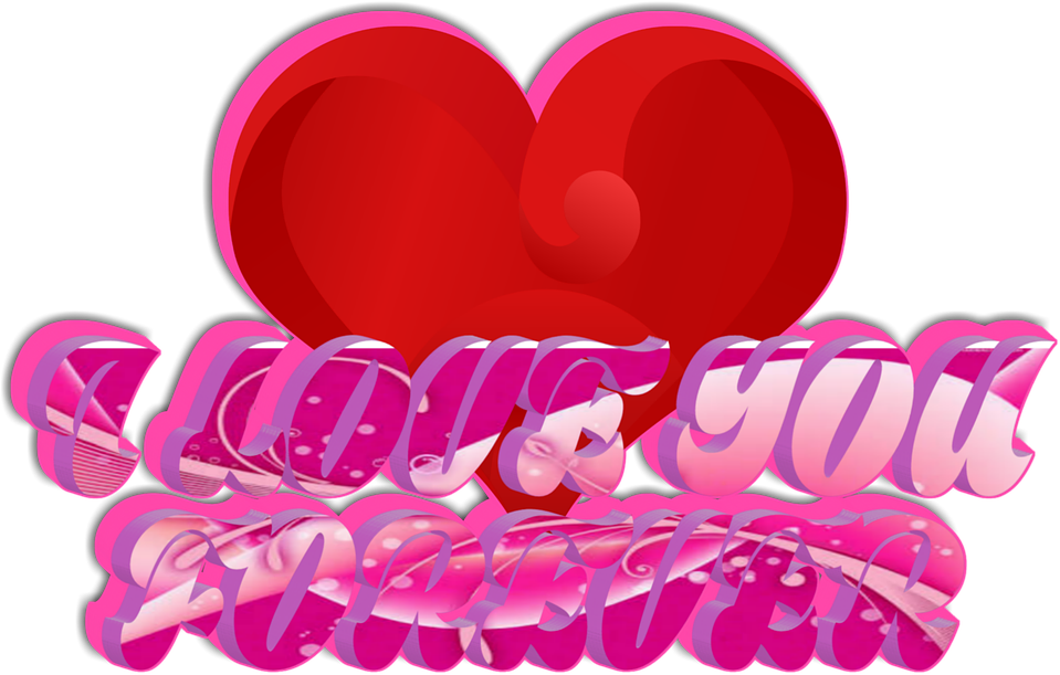 Love, Heart, 3d, Red, Forever - Heart (960x672), Png Download