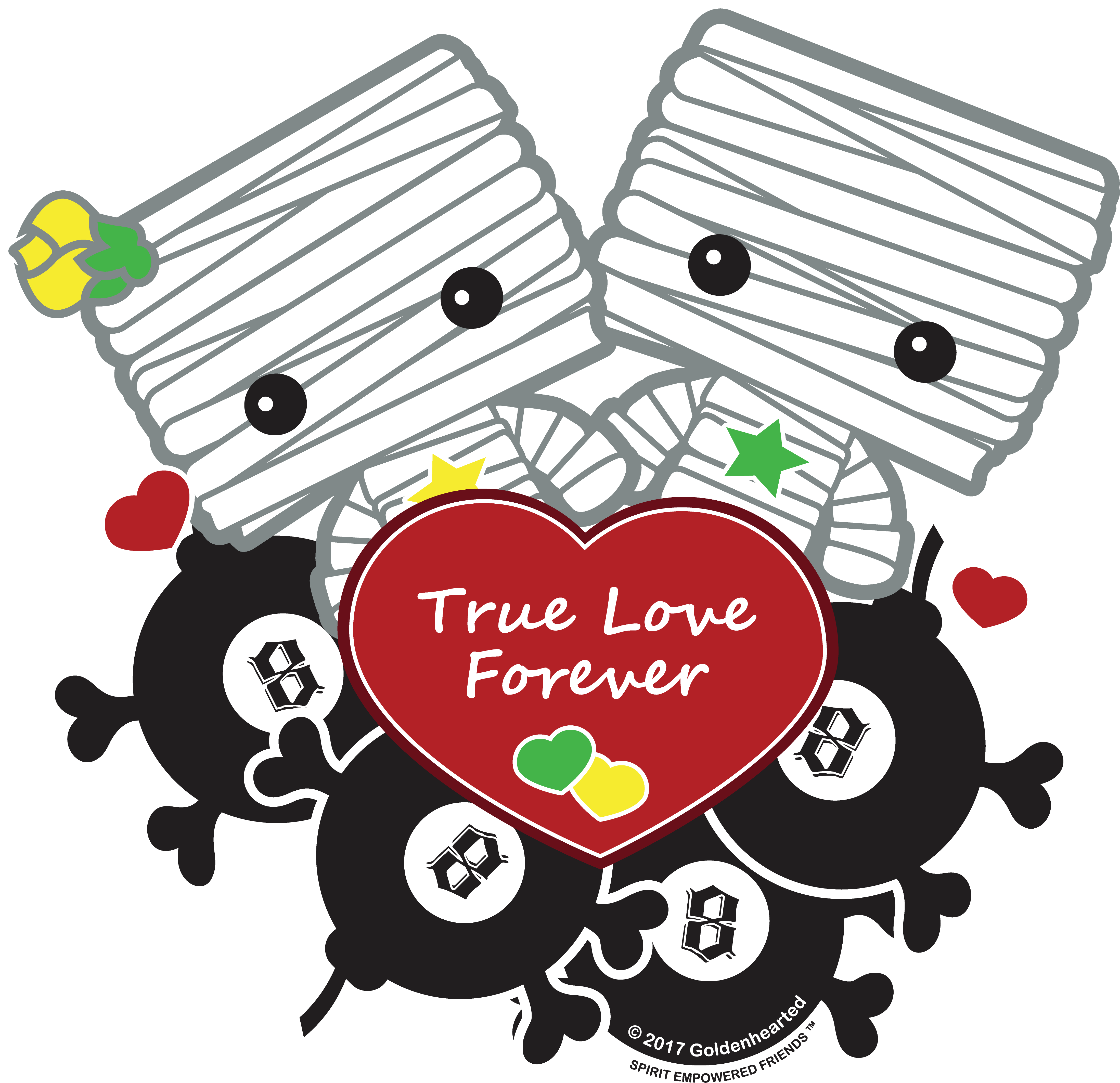 New Selections Of True Love Forever Fred & Lily - Heart (4393x4249), Png Download
