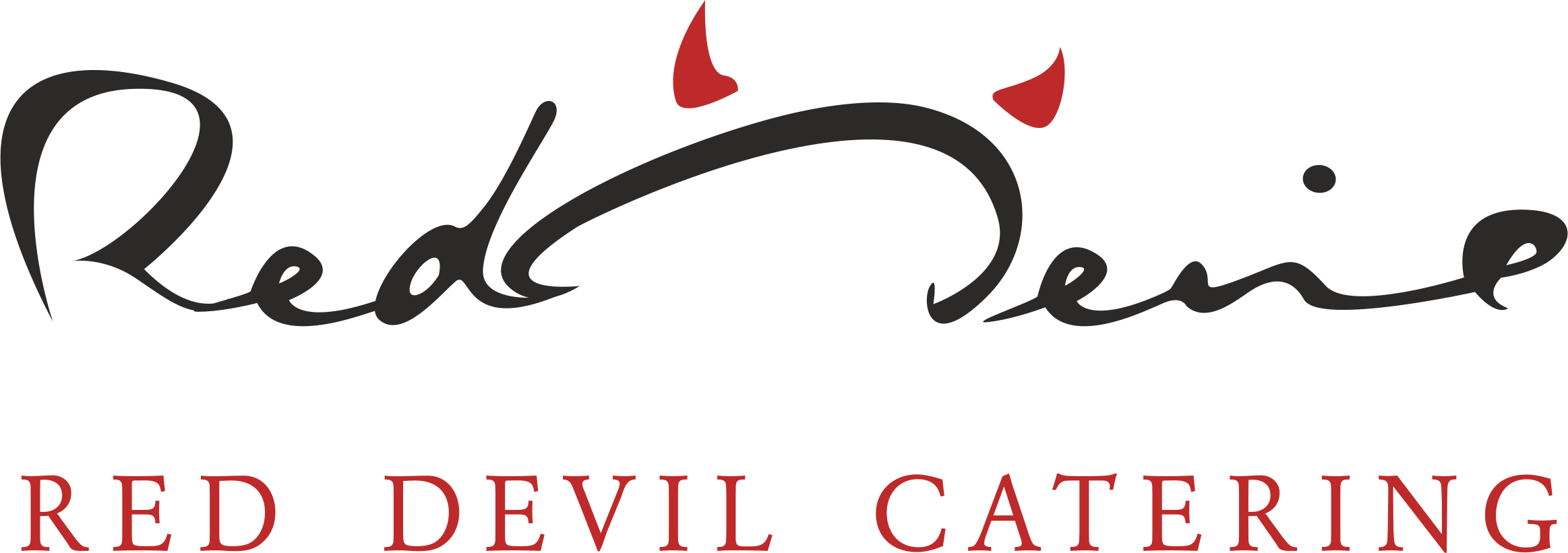 Red Devil Logo - Red Devil Catering Logo (2326x821), Png Download