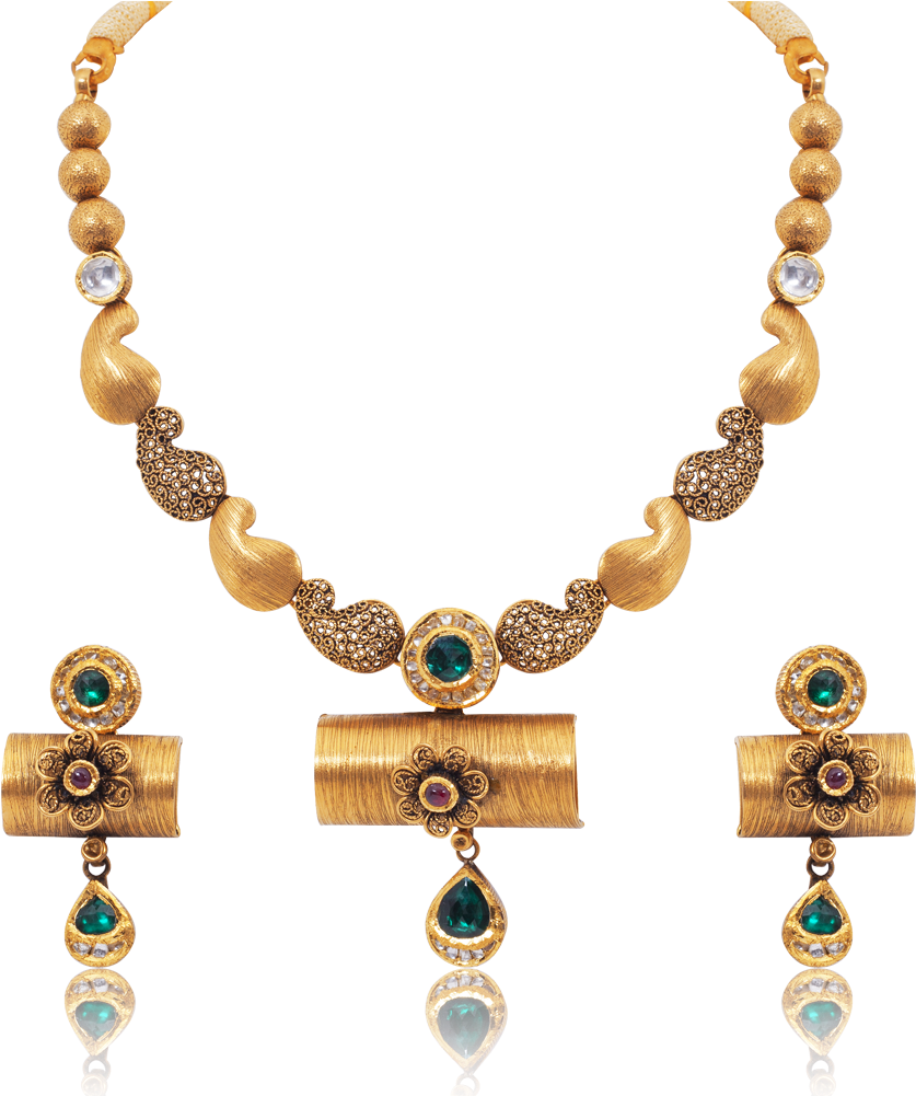 Magnificent Mango Necklace Set - Necklace (1000x1000), Png Download