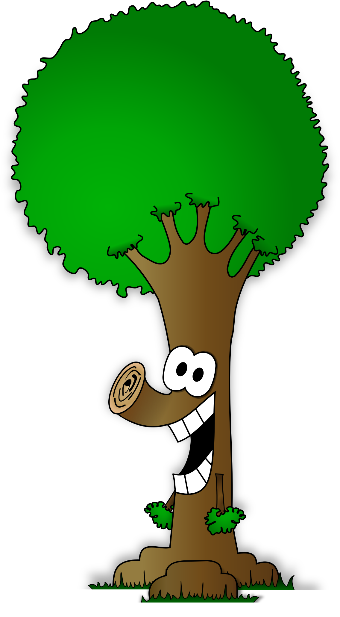 Clipart Tree - Clip Arts For Personfication (1697x2400), Png Download