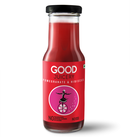 Pomegranate & Hibiscus Nectar - Glass Bottle (563x563), Png Download