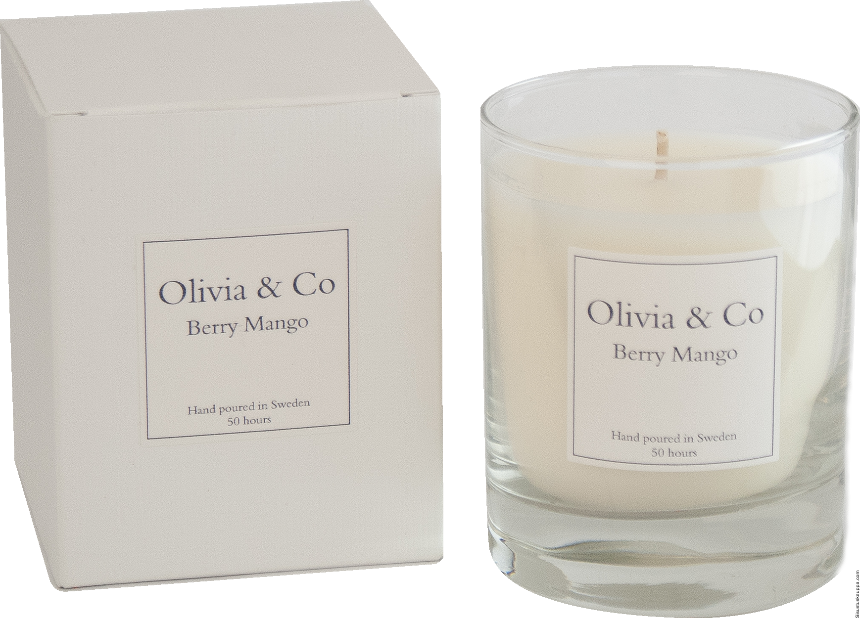 Olivia & Co Tuoksukynttilä Lasissa, 7,5x9,5 Cm, Paloaika - Unity Candle (1738x1250), Png Download