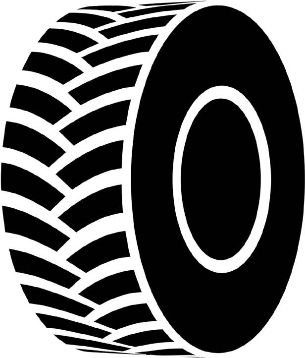 Tire Transparent Real - Tyre Black And White (811x797), Png Download