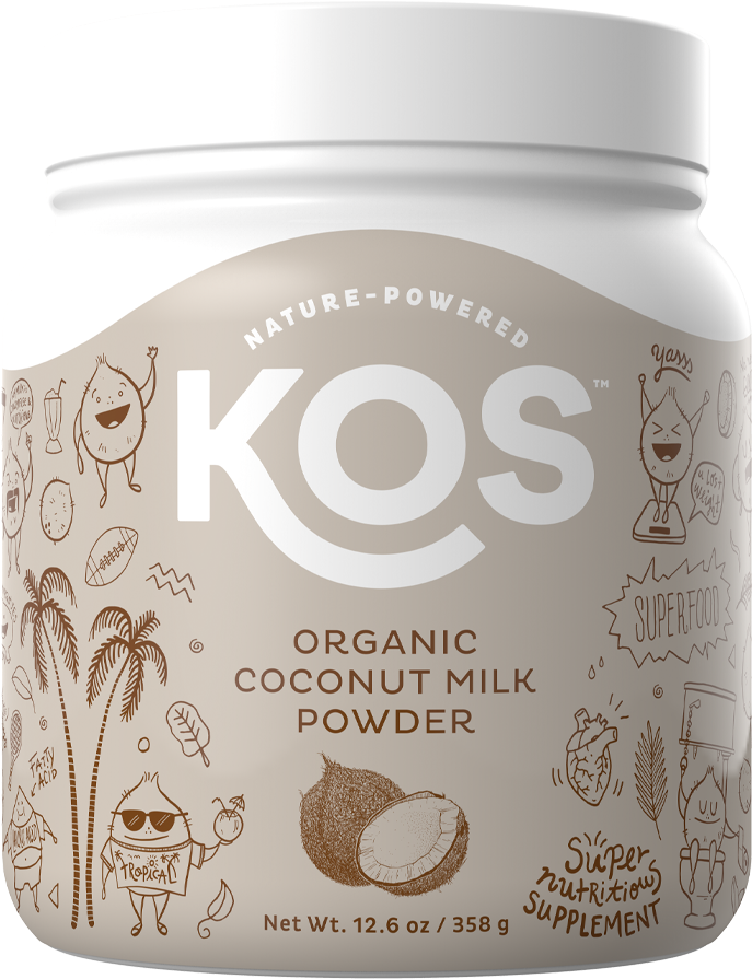 Kos Organic Coconut Powder, - Coconut Milk Powder (900x993), Png Download