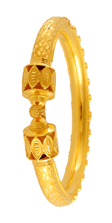 Chandra Jewellers 22k Yellow Gold Bangle - Bala Pc Chandra Jewellers Bangles Collection With Price (1000x1000), Png Download