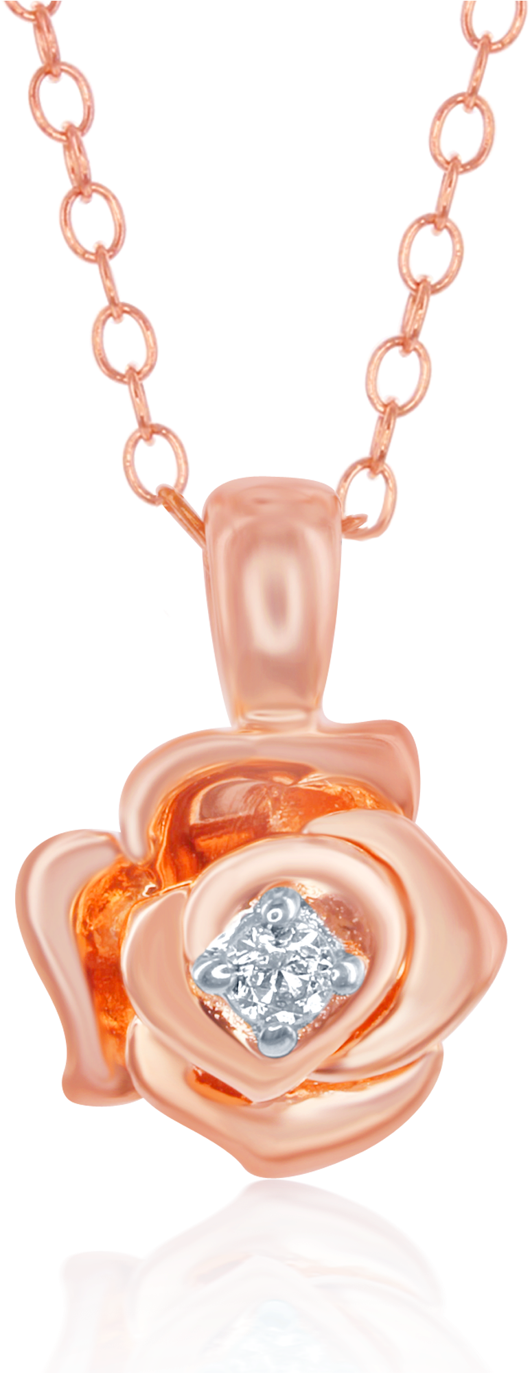 Heart Necklace With Angel Wings (2000x2000), Png Download