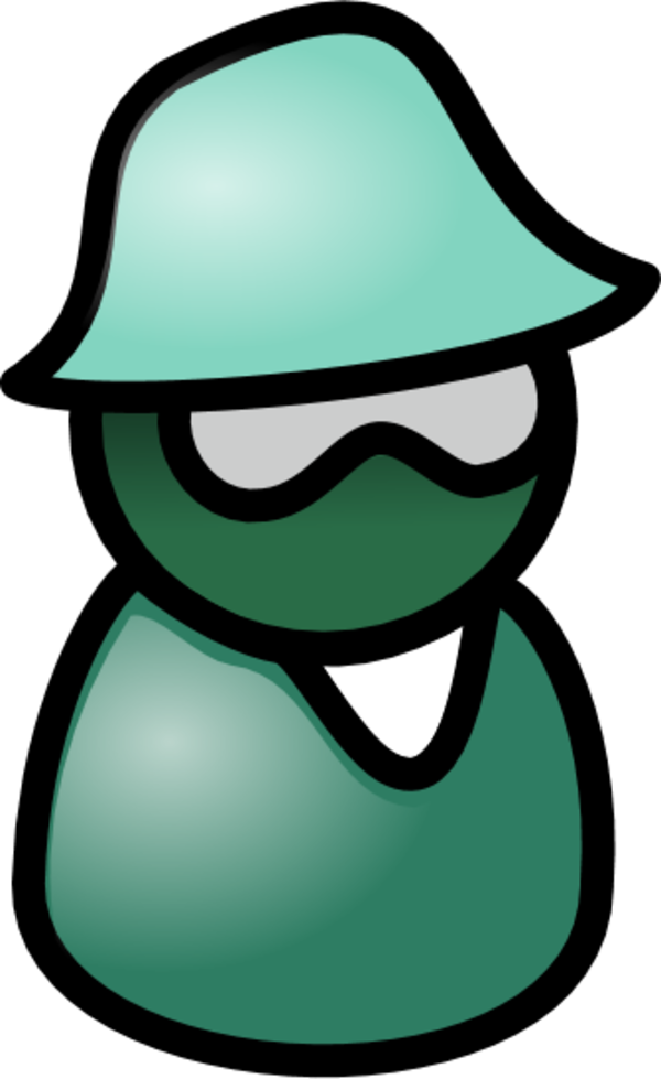 User Male Icon Wearing Hat And Sunglasses - Man (600x979), Png Download