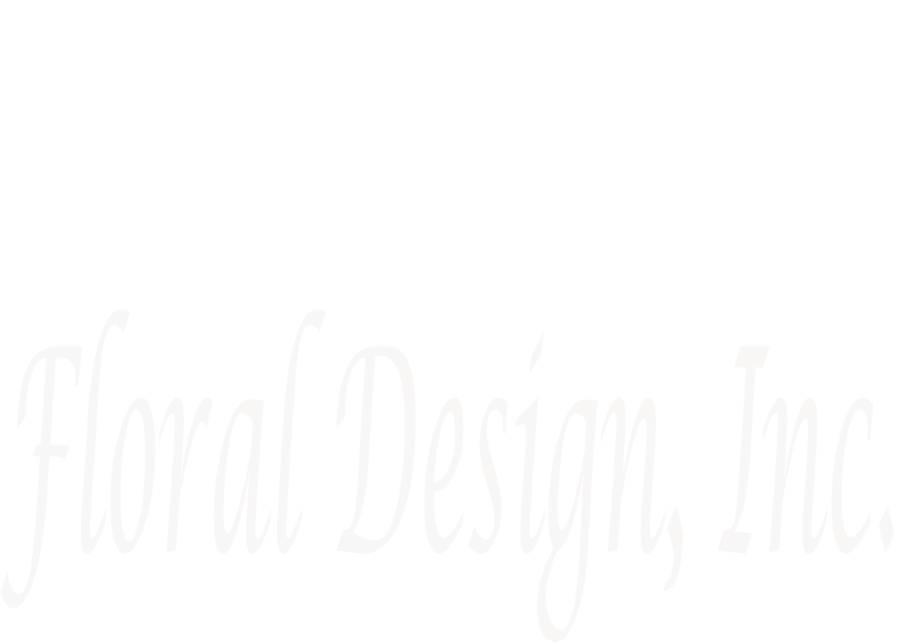 International Floral Design, Inc - Calligraphy (1284x932), Png Download