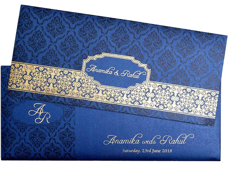Regal Designer Wedding Cards - Envelope (736x546), Png Download