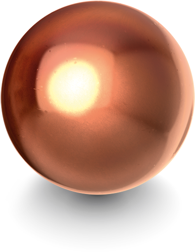 Excite Smartshot Bbs - Copper Ball Png (1177x997), Png Download